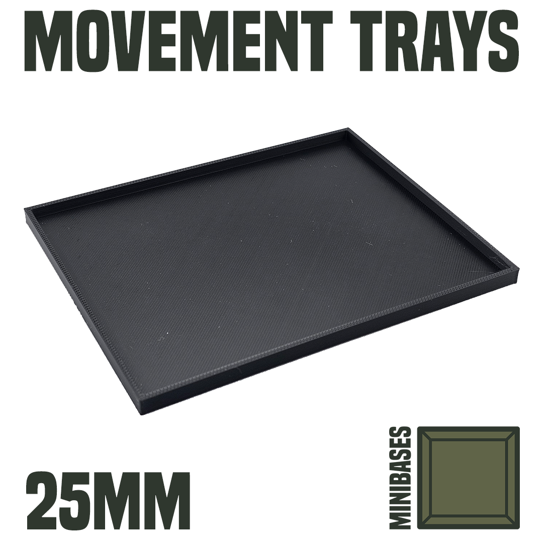 25mm Movement Trays for Old World Wargaming Bases