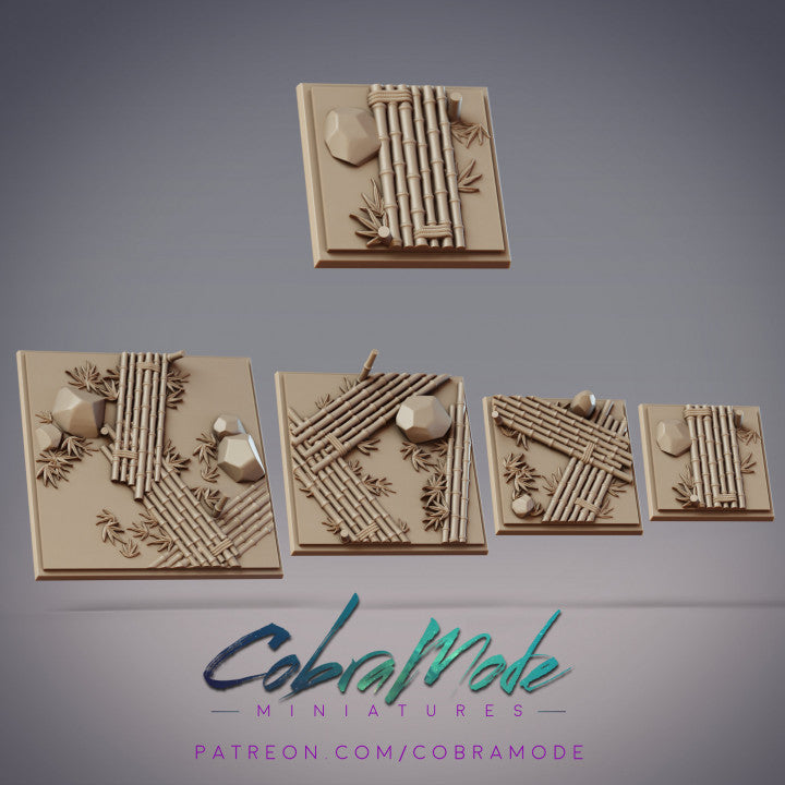 Bamboo Bridge Square Bases