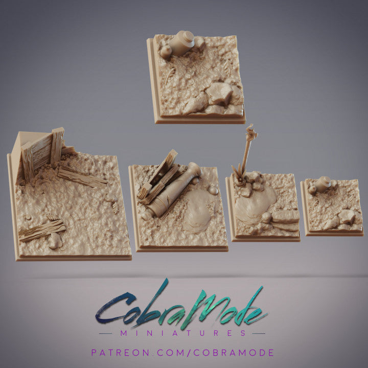 Pirate Cove Square Bases
