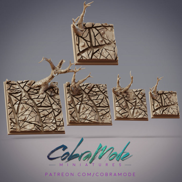 Dry River Bed Square Bases