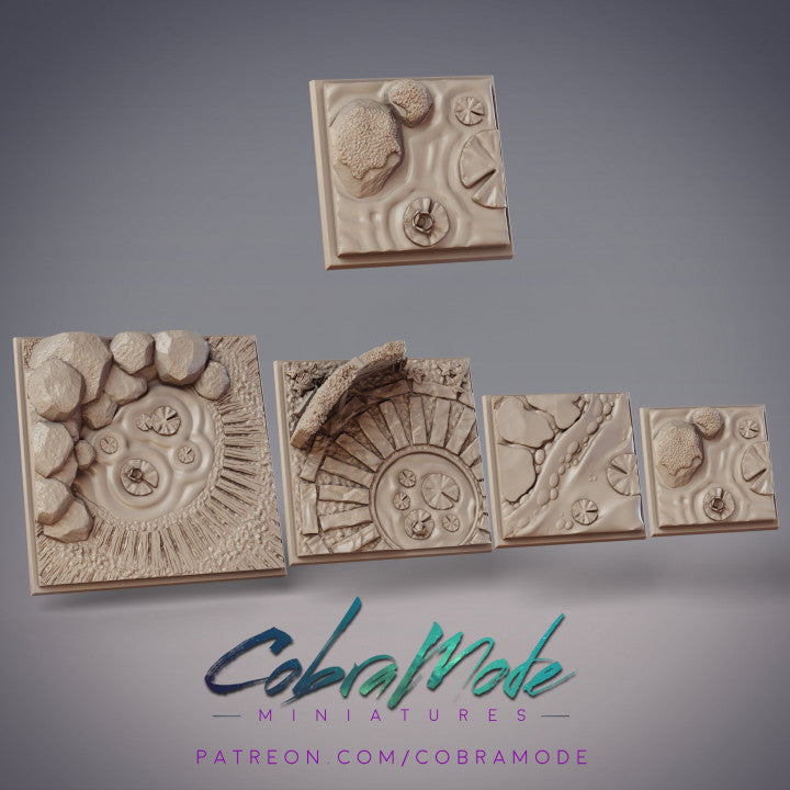 Zen Pond Square Bases