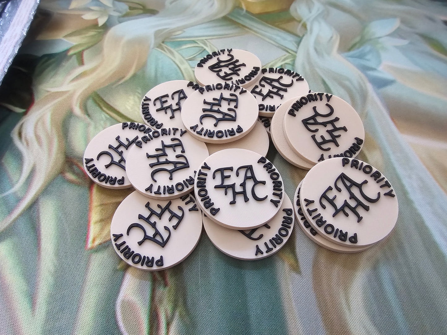 10* Custom Gaming Tokens / Markers – Personalised for Tabletop Games