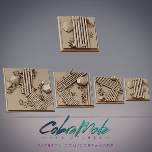 Bamboo Bridge Square Bases