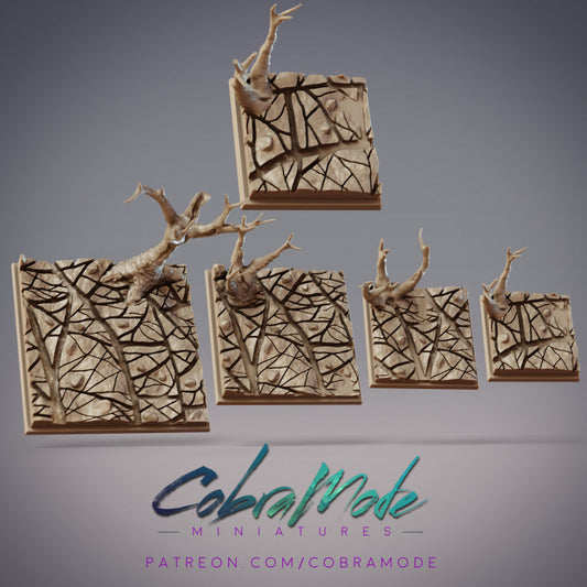 Dry River Bed Square Bases
