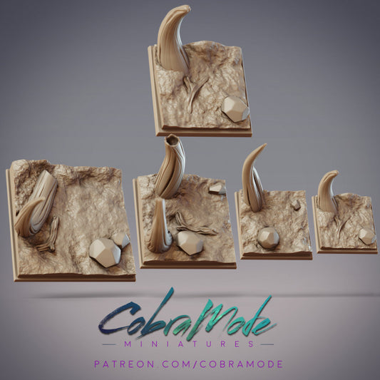 Mammoth Tusk Square Bases