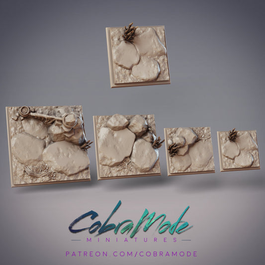 Rocky Trail Square Bases