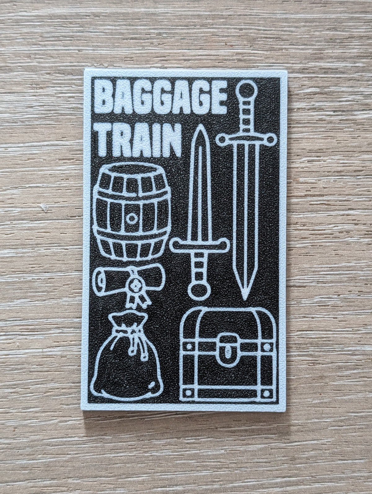 Baggage Train Token/Marker (60x100) compatible with Warhammer the Old World (Customisable)