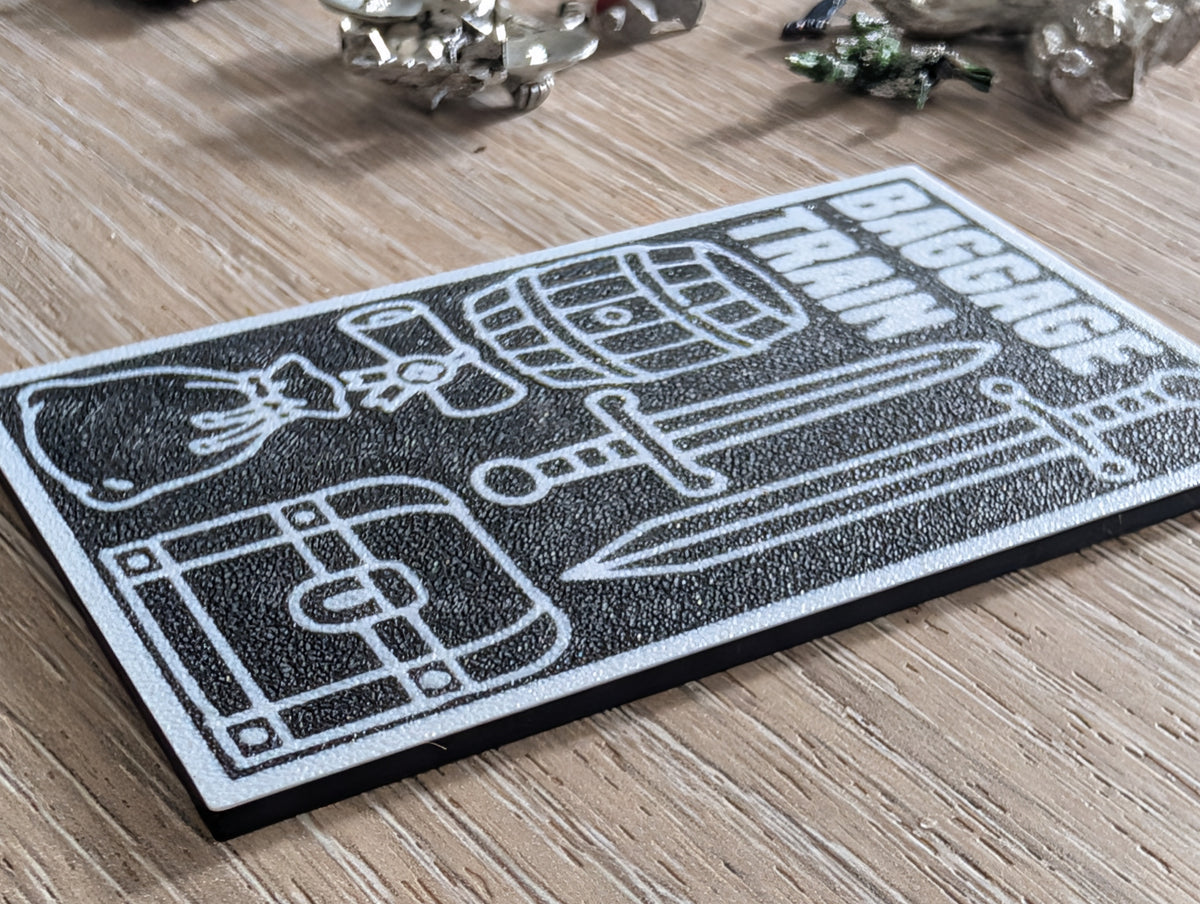 Baggage Train Token/Marker (60x100) compatible with Warhammer the Old World (Customisable)