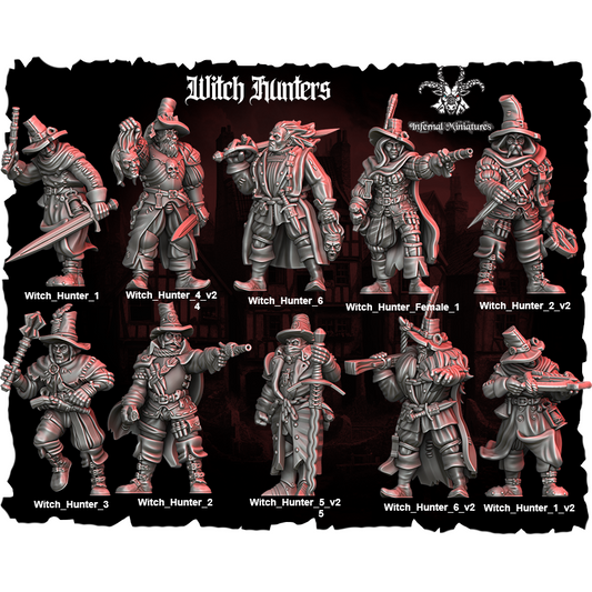 Witch Hunters - Infernal Miniatures - The Inquisition